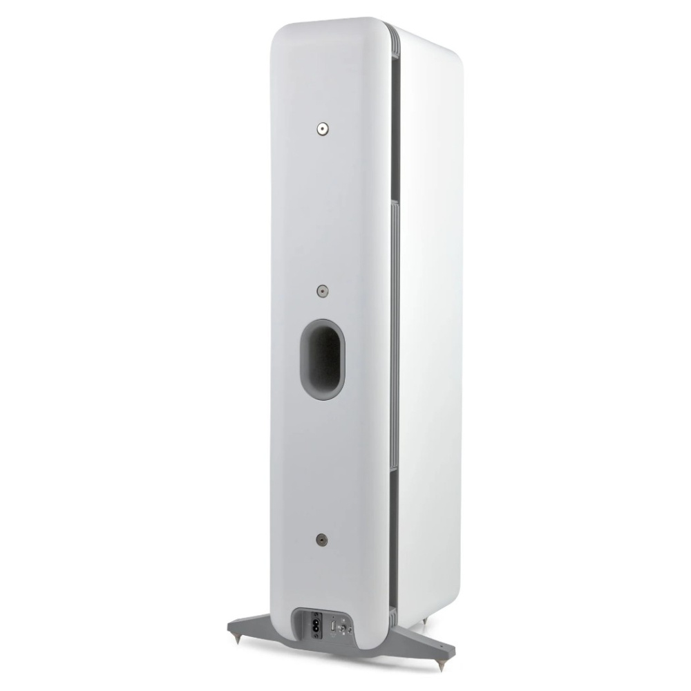 Q Acoustics QActive 400 aktiva golvhögtalare, mattvit par