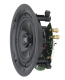 Q Acoustics Qi1130 inwall högtalare styck Inwall-högtalare med rund design och anslutningar för ljudsystem.
