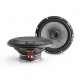 Focal 165AC 6,5tum koaxialhögtalare Koaxialhögtalare med modern design, svart nät och aluminiumstruktur.