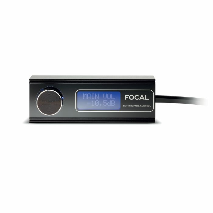 Fjärrkontroll med volymkontroll och LCD-display för Focal FSP-8.