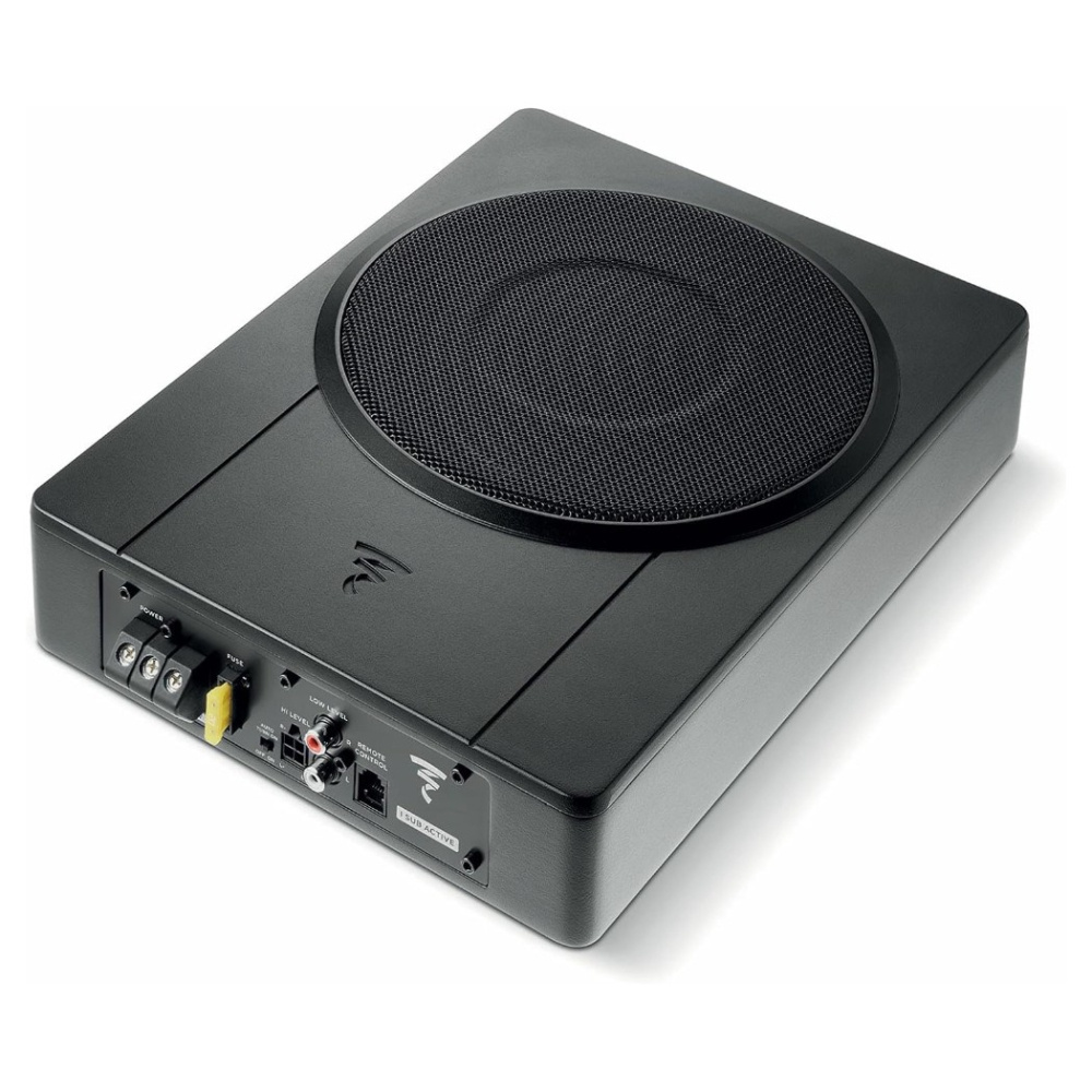 Focal ISUB ACTIVE 2.1, aktiv 8-tums undersätesbas med inbyggt 2-kanalssteg