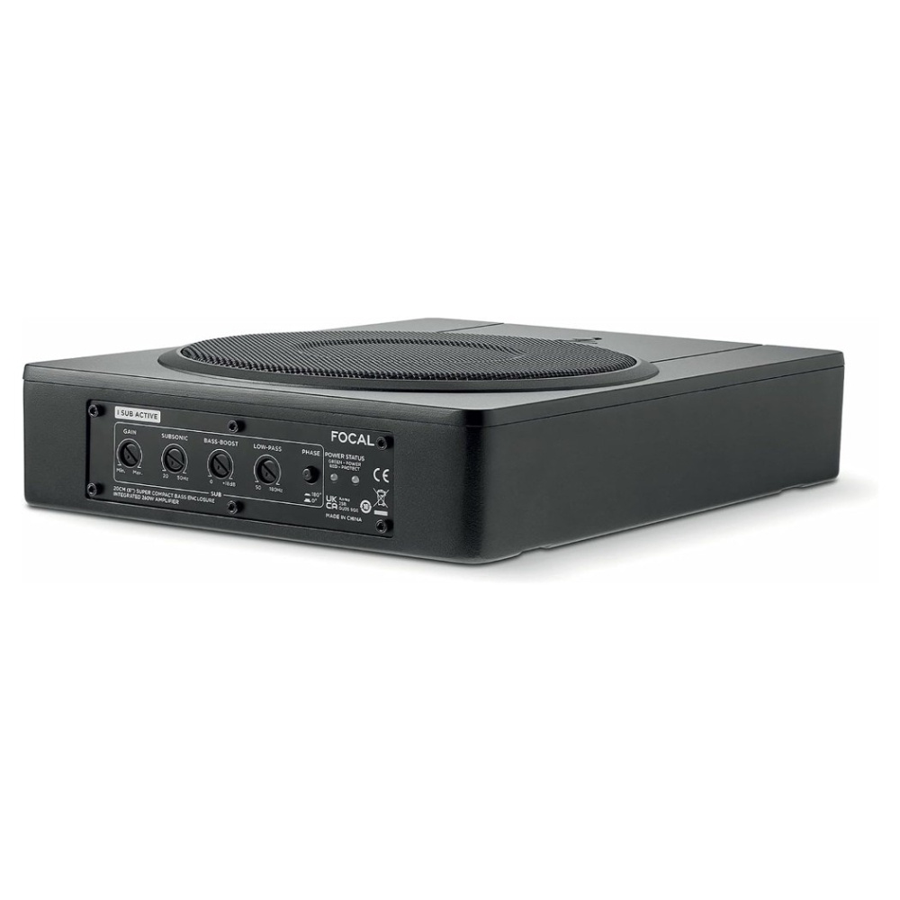 Focal ISUB ACTIVE 2.1, aktiv 8-tums undersätesbas med inbyggt 2-kanalssteg