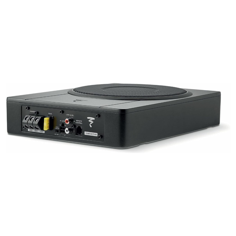 Focal ISUB ACTIVE 2.1, aktiv 8-tums undersätesbas med inbyggt 2-kanalssteg