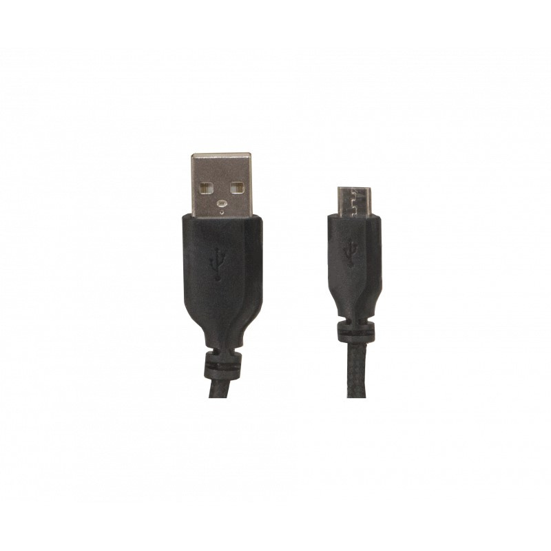 Micro-USB till USB-kabel, 1 meter, svart.