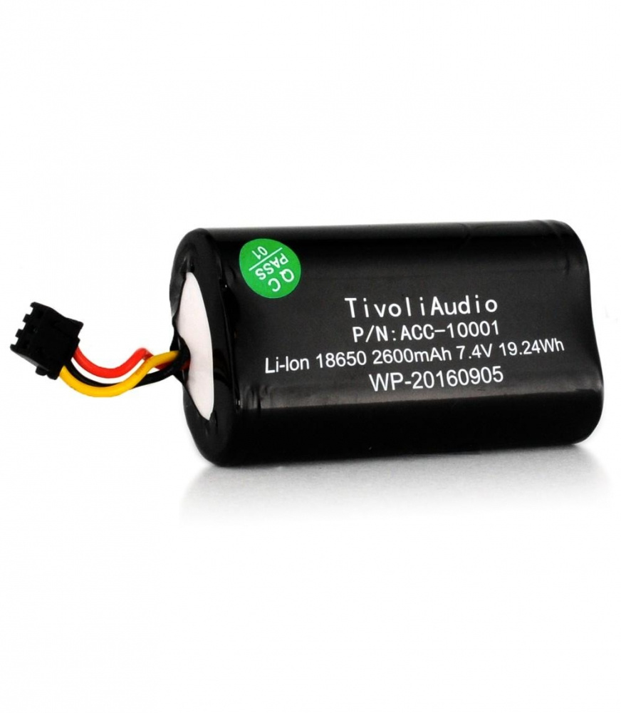 Batteripaket för Tivoli Audio, 2600mAh, Li-Ion, 7,4V.