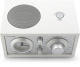 Tivoli Audio Model Three BT USB bordsradio med Bluetooth, vit/silver