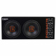 EDGE EDBX12TADSP-E3, aktiv portad 2x12 tums baslåda 800W RMS Aktiv baslåda med två 12-tums element, 2400 watt. Robust design.
