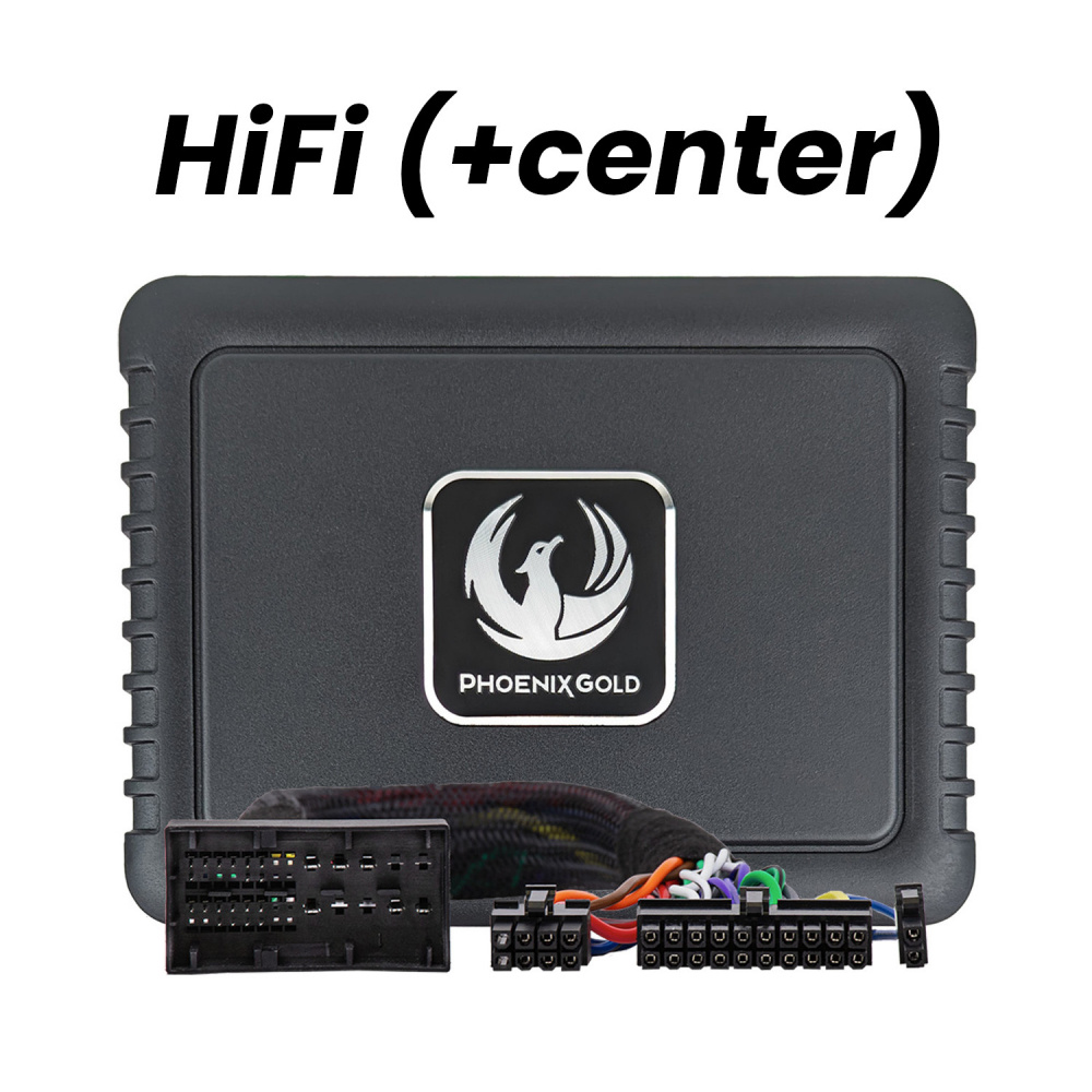 Phoenix Gold ZDAP-BMW3, DSP-förstärkare till BMW -2019 (HiFi med center)