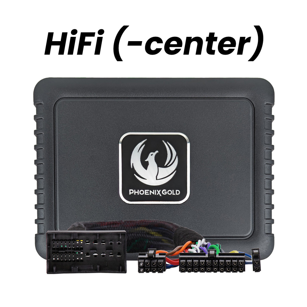 Phoenix Gold ZDAP-BMW4, DSP-förstärkare till BMW -2019 (HiFi utan center)