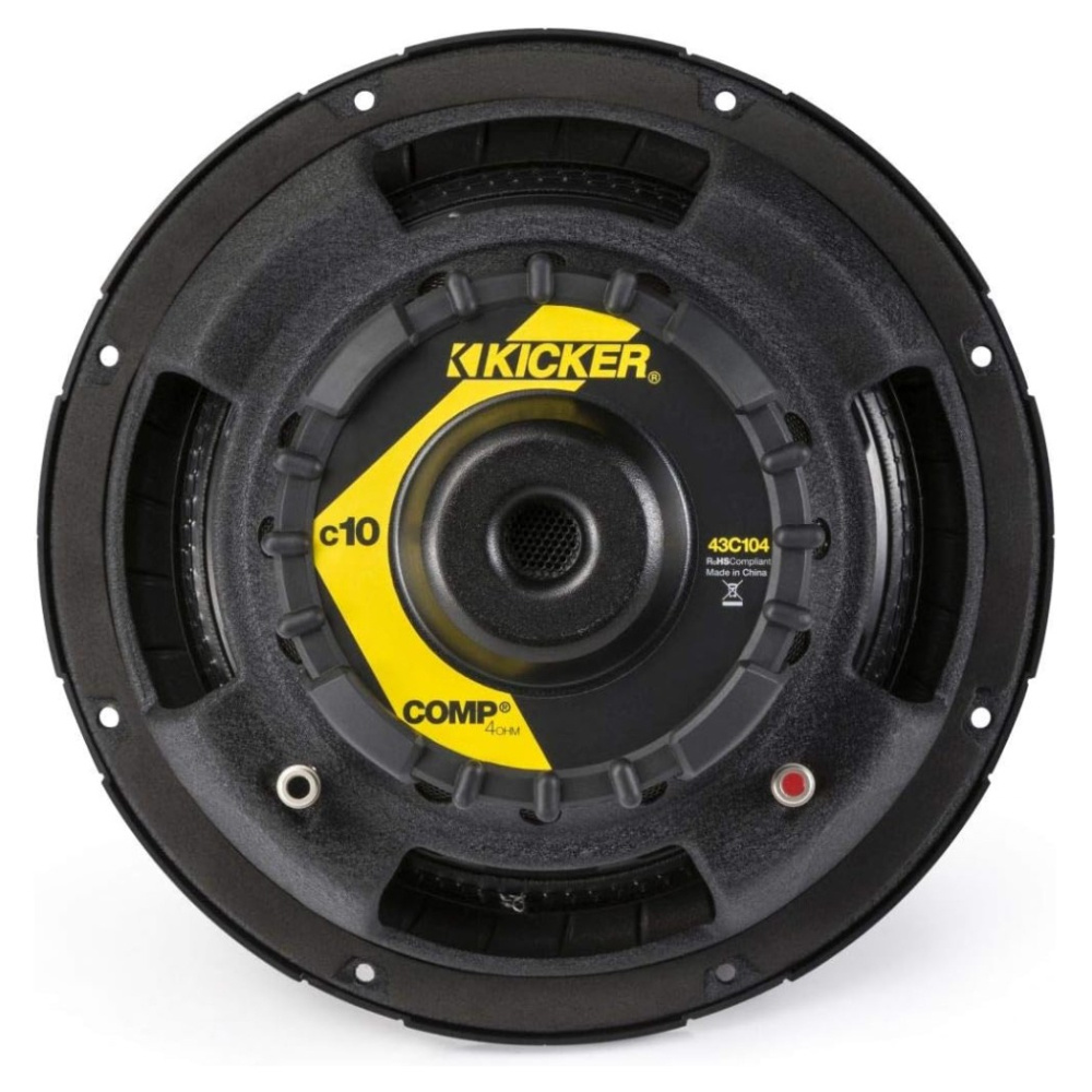Kicker Comp C104, 10 tums baselement, 4 ohm