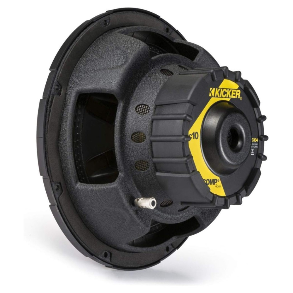 Kicker Comp C104, 10 tums baselement, 4 ohm