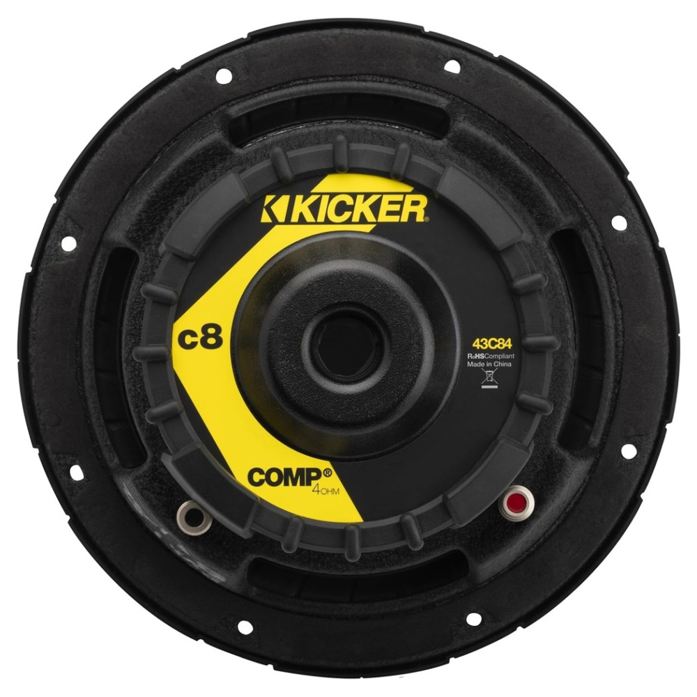 Kicker Comp C84, 8 tums baselement, 4 ohm