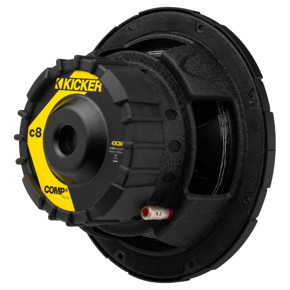 Kicker Comp C84, 8 tums baselement, 4 ohm