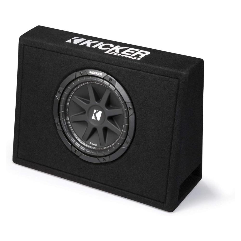 Kicker KickPack KKP210, baspaket med slimmad portad 10 tums baslåda, slutsteg och kablage