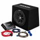 Kicker KickPack KKP212, baspaket med portad 12 tums baslåda, slutsteg och kablage Kicker KickPack KKP212, baspaket med portad 12 tums baslåda, slutsteg och kablage