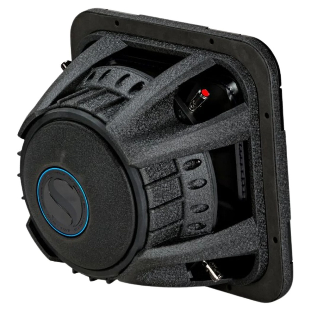 Kicker Solo-Baric L7S102, fyrkantigt 10 tums baselement, 2x2 ohm