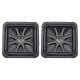Kicker Solo-Baric L7S124, fyrkantigt 12 tums baselement, 2x4 ohm Kicker Solo-Baric L7S124, fyrkantigt 12 tums baselement, 2x4 ohm