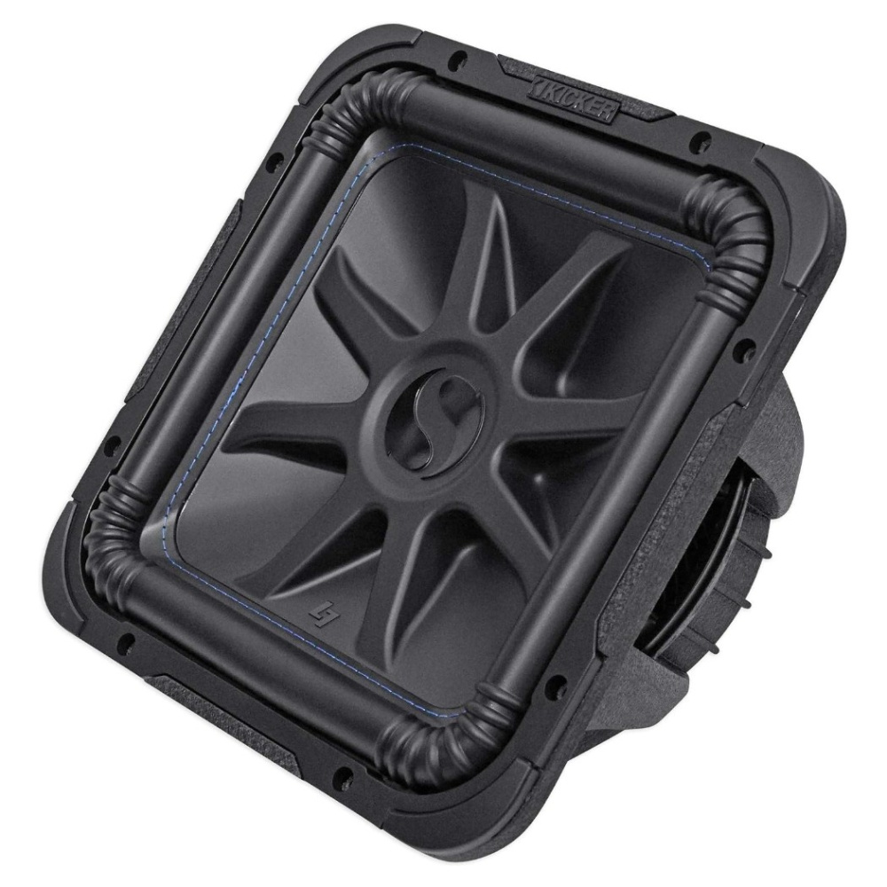 Kicker Solo-Baric L7S124, fyrkantigt 12 tums baselement, 2x4 ohm