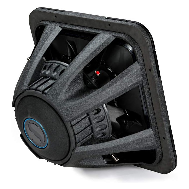 Kicker Solo-Baric L7S152, fyrkantigt 15 tums baselement, 2x2 ohm