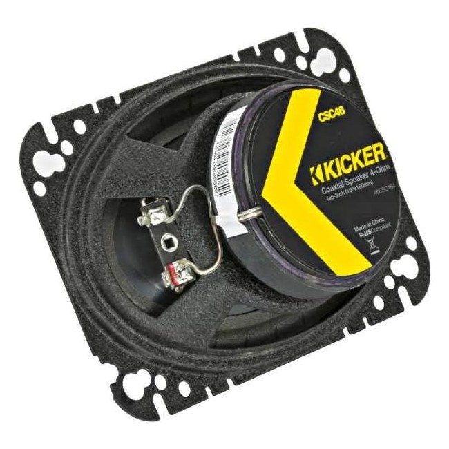 Kicker CS CSC464, 4x6 tums koaxialhögtalare, parvis