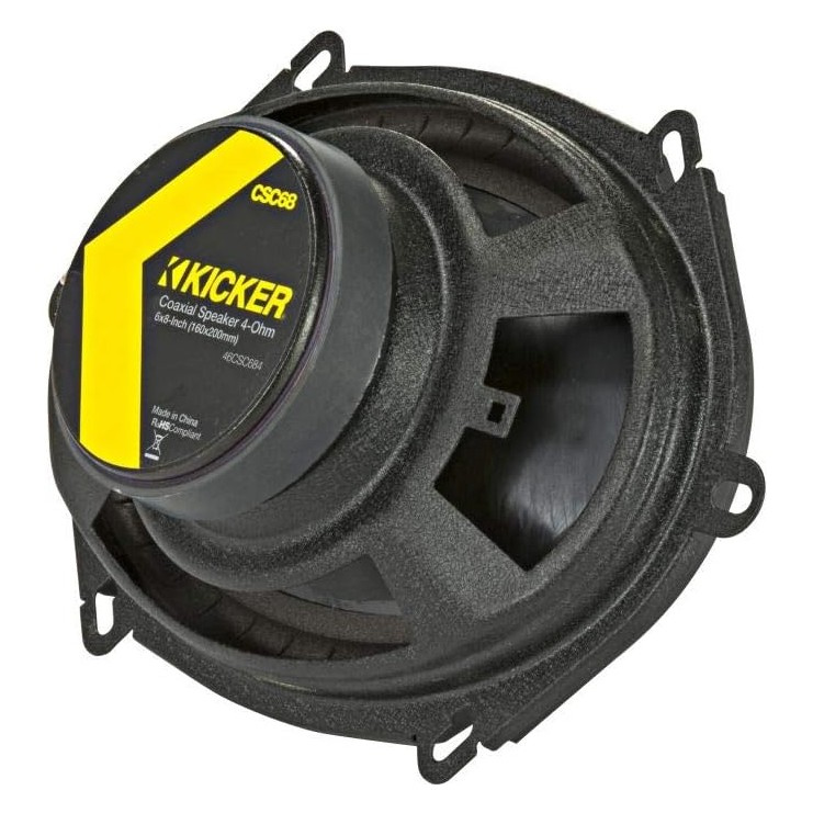 Kicker CS CSC684, 6x8 tums koaxialhögtalare, parvis