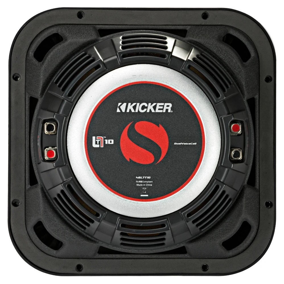 Kicker Solo-Baric L7T102, 10 tums baselement, 2x2 ohm