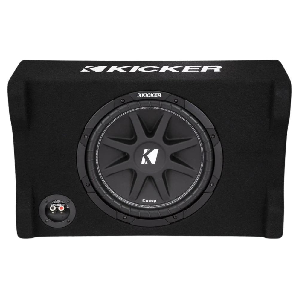 Kicker Comp CDF104, 10 tums nedåtriktad baslåda, 4 ohm