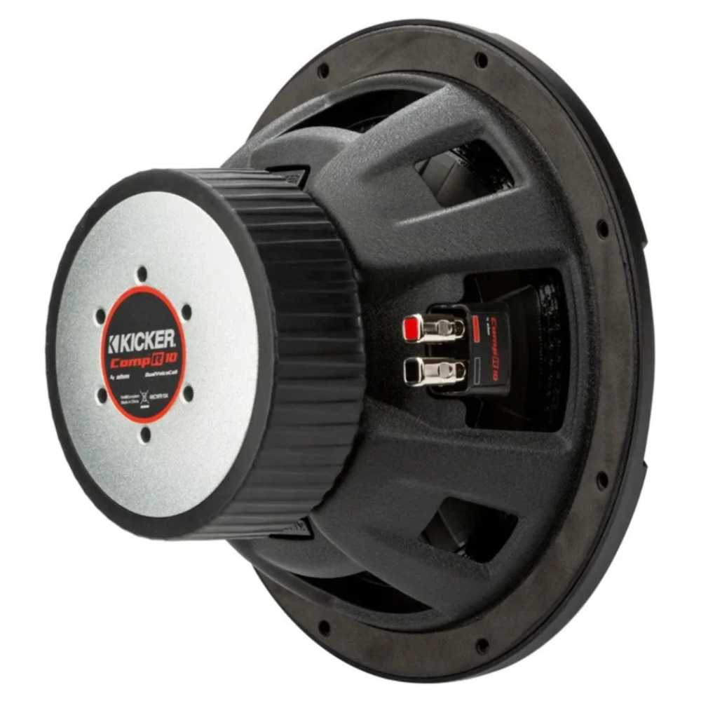 Kicker CompR CWR104, 10 tums baselement, 2x4 ohm