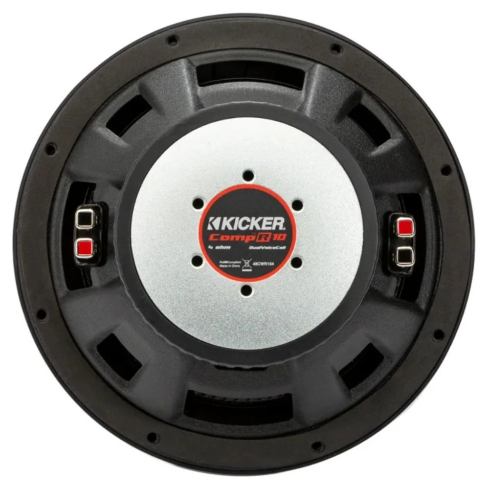 Kicker CompR CWR104, 10 tums baselement, 2x4 ohm