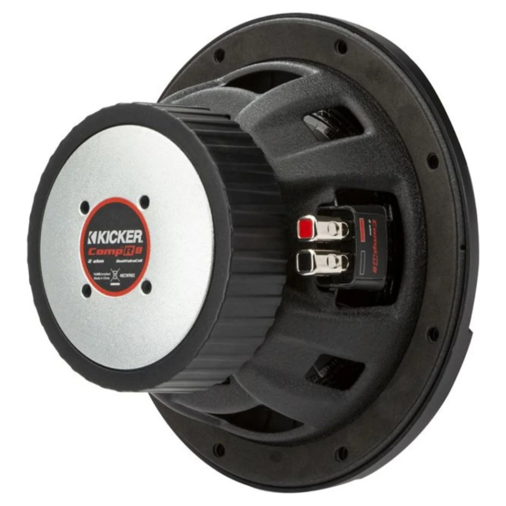 Kicker CompR CWR84, 8 tums baselement, 2x4 ohm