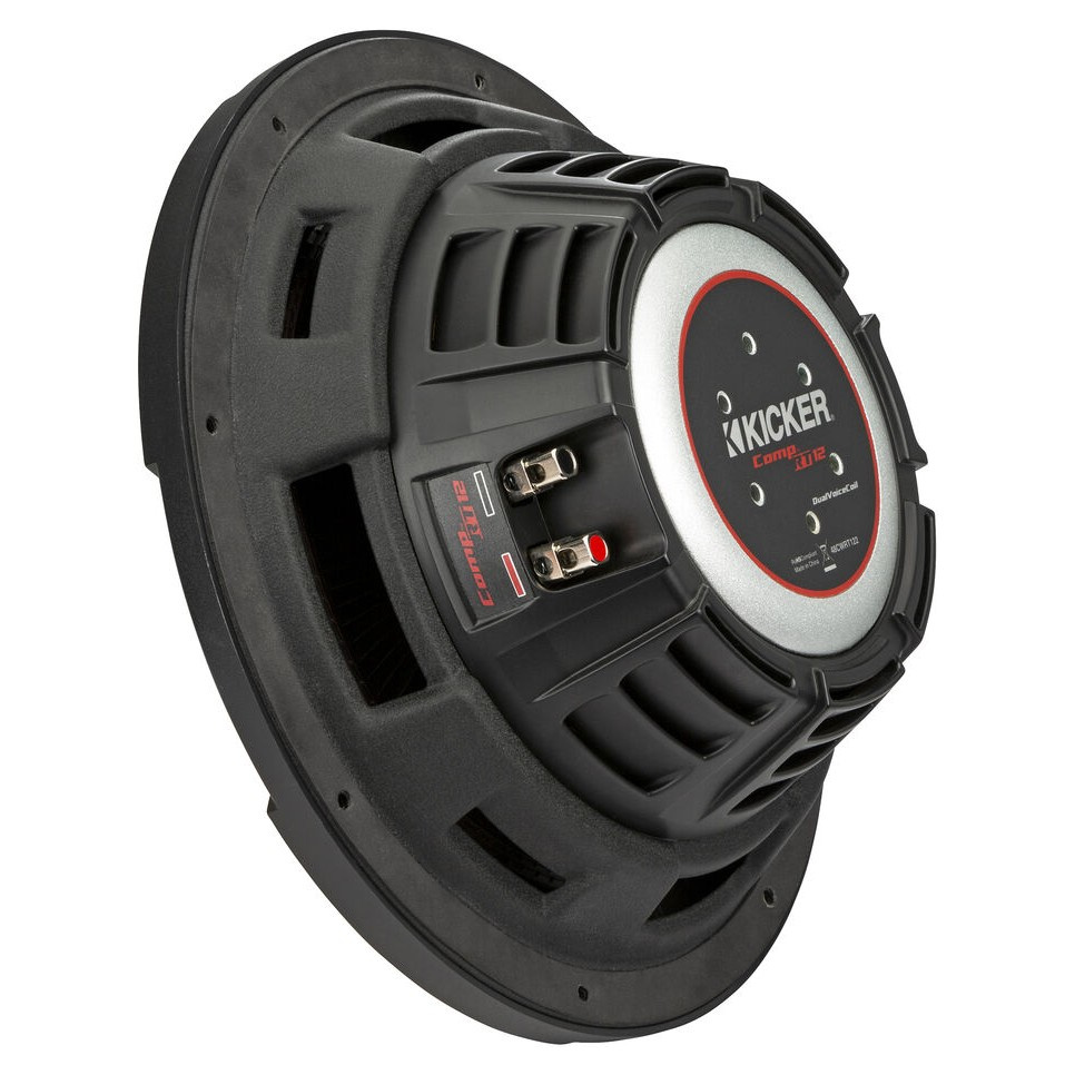 Kicker CompRT CWRT122, 12 tums baselement, 2x2 ohm