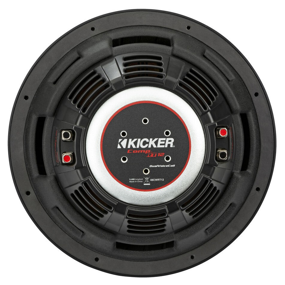 Kicker CompRT CWRT122, 12 tums baselement, 2x2 ohm