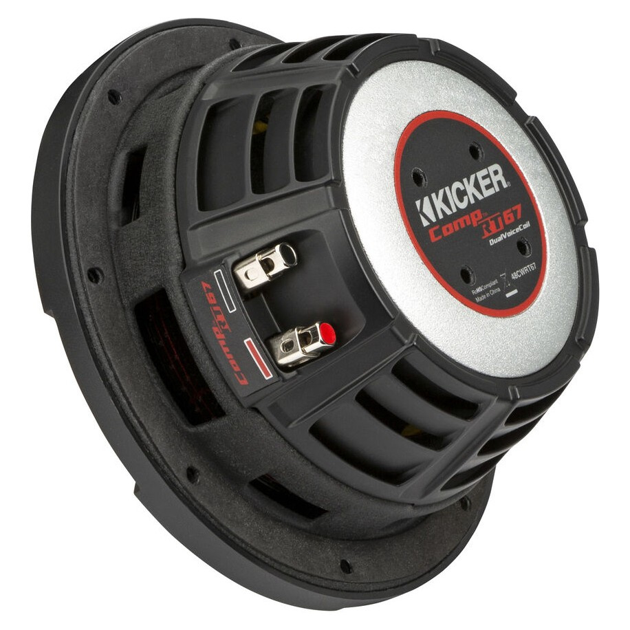 Kicker CompRT CWRT672, 6.75 tums baselement, 2x2 ohm