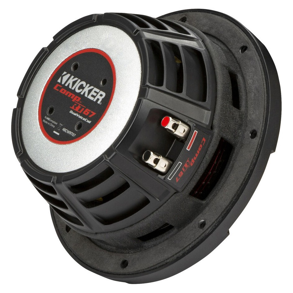 Kicker CompRT CWRT672, 6.75 tums baselement, 2x2 ohm