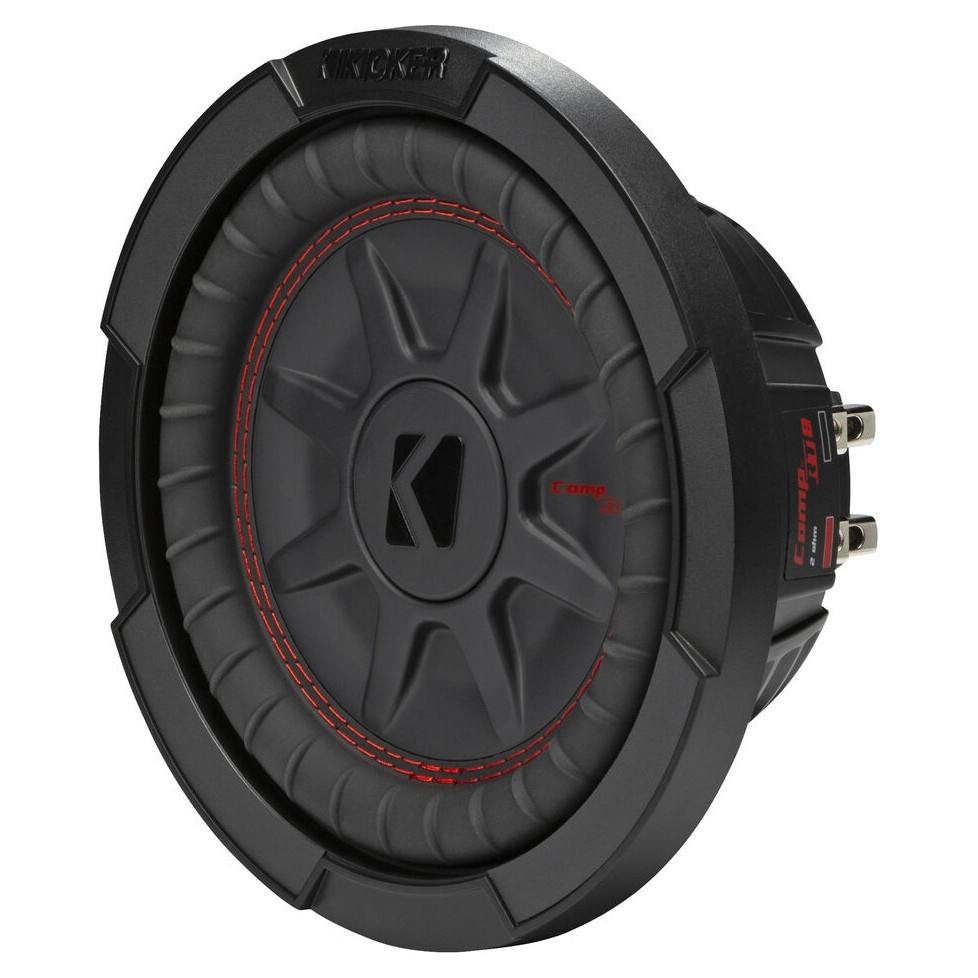 Kicker CompRT CWRT82, 8 tums baselement, 2x2 ohm