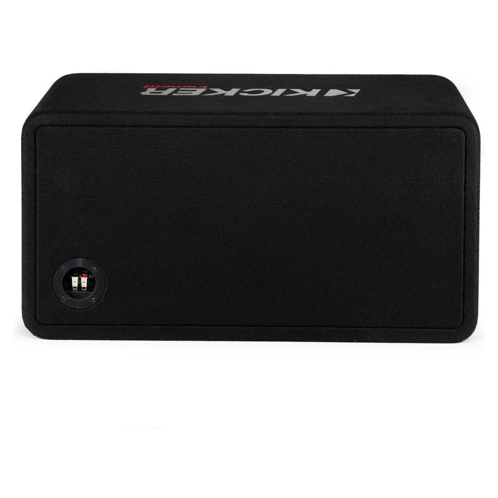 Kicker CompR DCWR102, portad 2x10 tums baslåda, 2 ohm