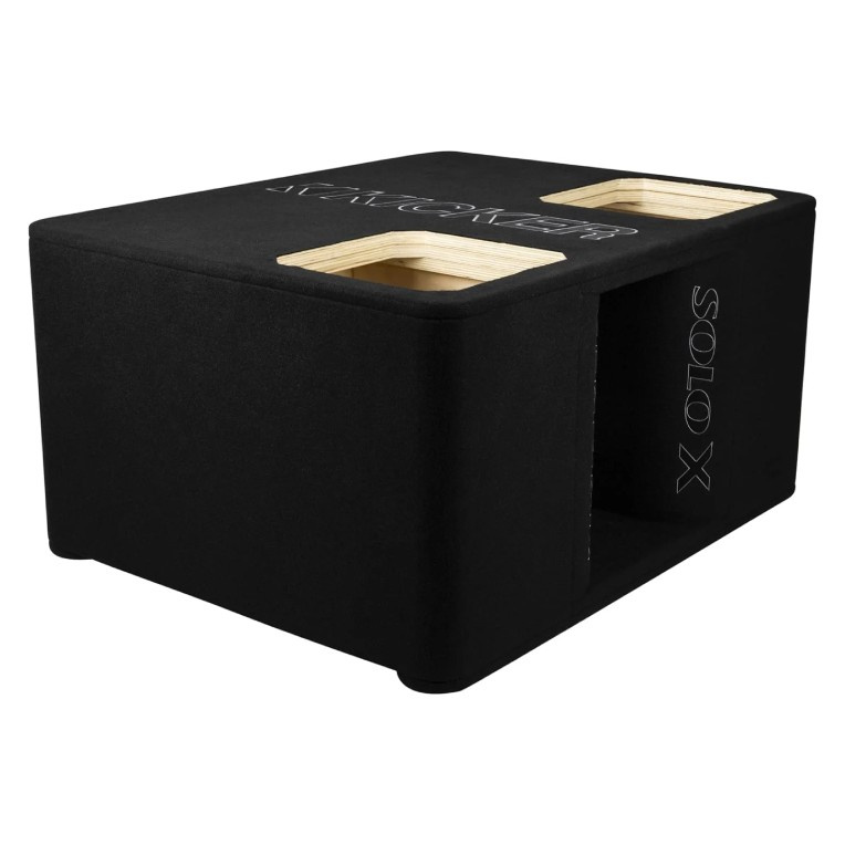 Kicker SoloX DUL7X12, dubbel tom baslåda för 12 tums SoloX