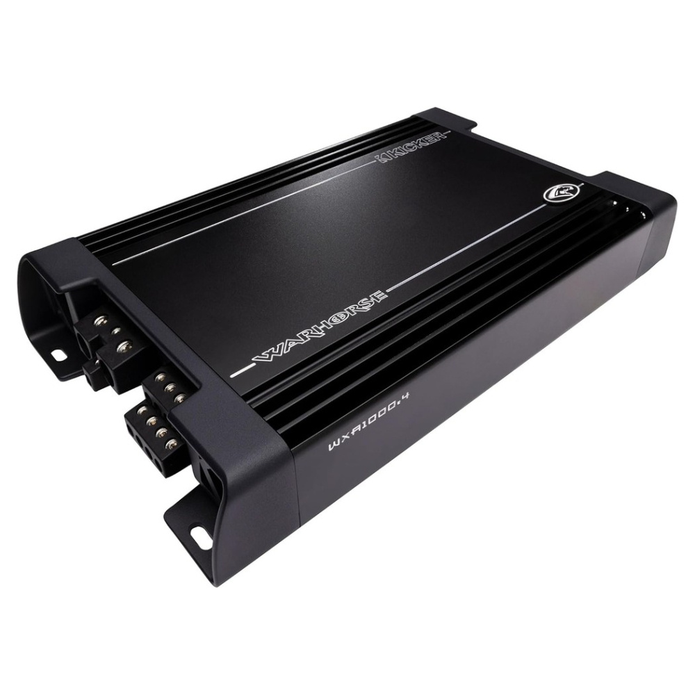 Kicker Warhorse WXA1000.4, kraftfullt 4-kanaligt slutsteg