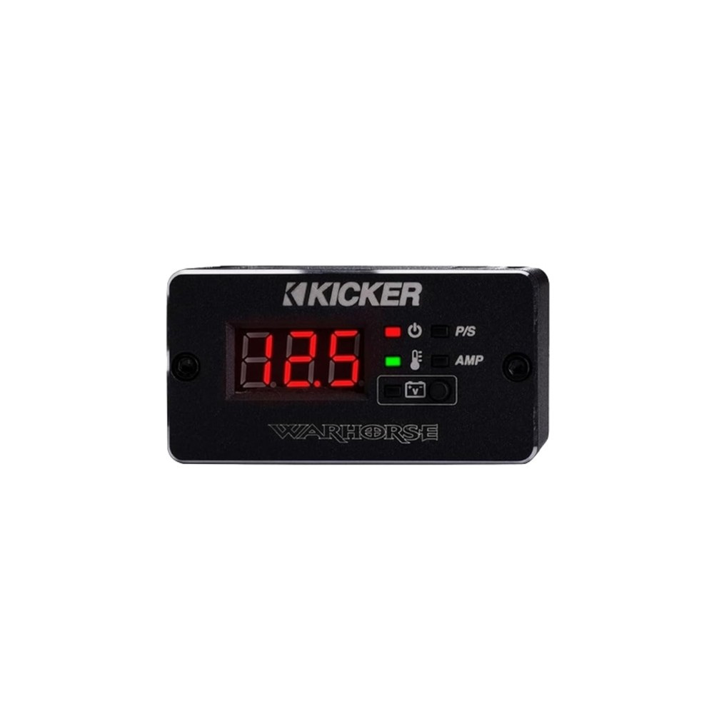 Kicker Warhorse WXA1000.4, kraftfullt 4-kanaligt slutsteg