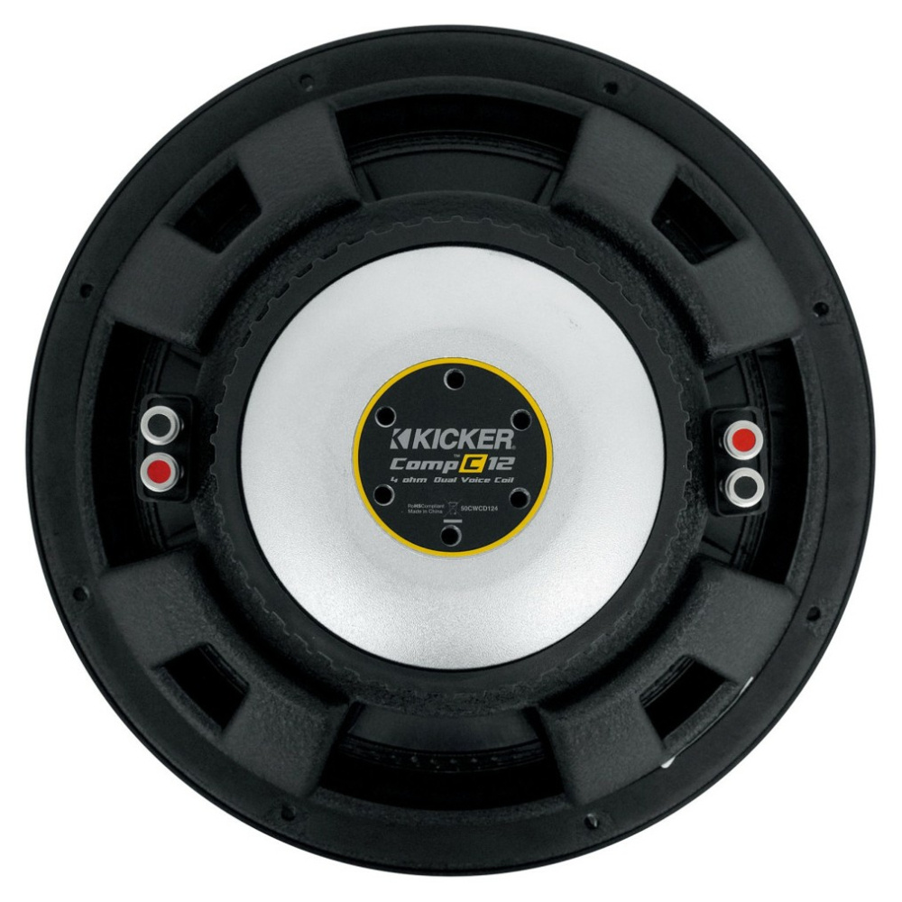 Kicker CompC CWCD124, 12 tums baselement, 2x4 ohm