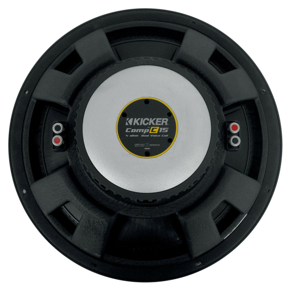 Kicker CompC CWCD154, 15 tums baselement, 2x4 ohm