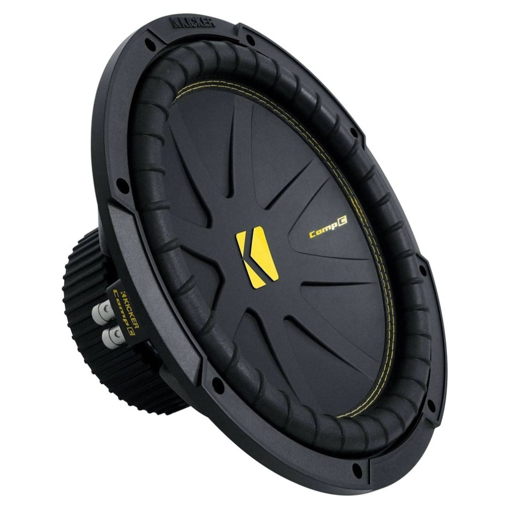 Kicker CompC CWCS124, 12 tums baselement, 4 ohm