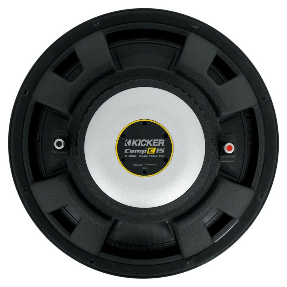 Kicker CompC CWCS154, 15 tums baselement, 4 ohm