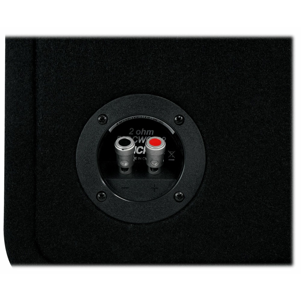 Kicker CompC DCWC102, portad 2x10 tums baslåda, 2 ohm