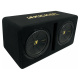Kicker CompC DCWC122, portad 2x12 tums baslåda, 2 ohm Kicker CompC DCWC122, portad 2x12 tums baslåda, 2 ohm