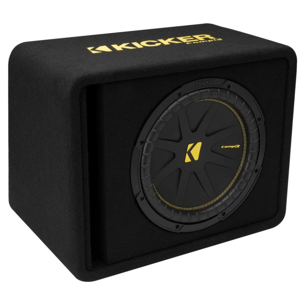 Kicker CompC VCWC122, portad 1x12 tums baslåda, 2 ohm