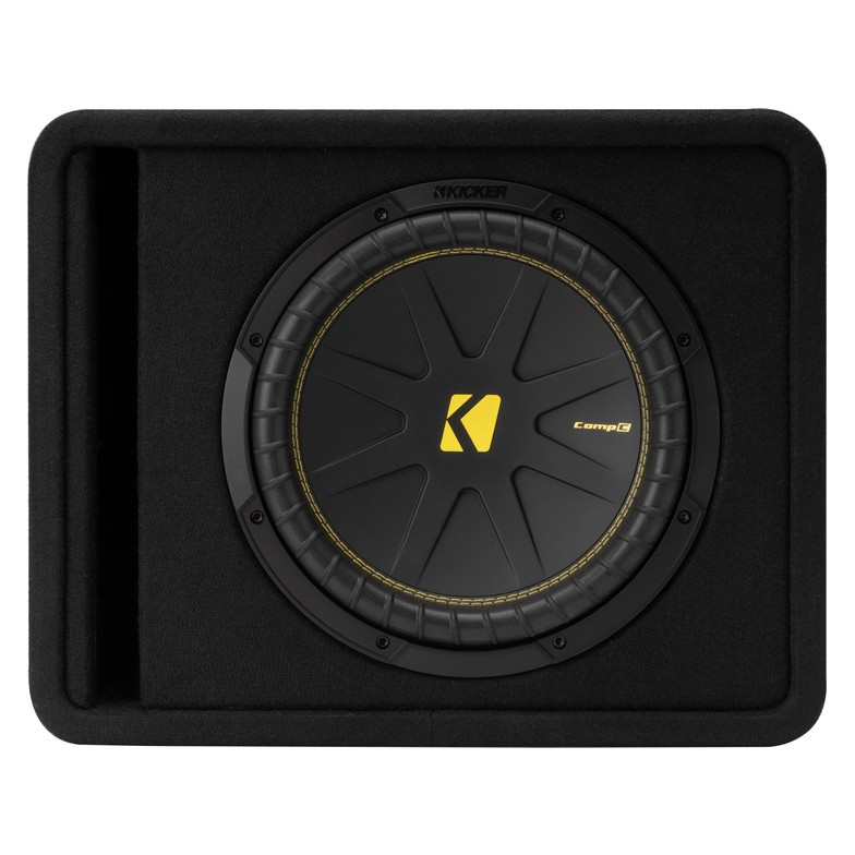 Kicker CompC VCWC124, portad 1x12 tums baslåda, 4 ohm