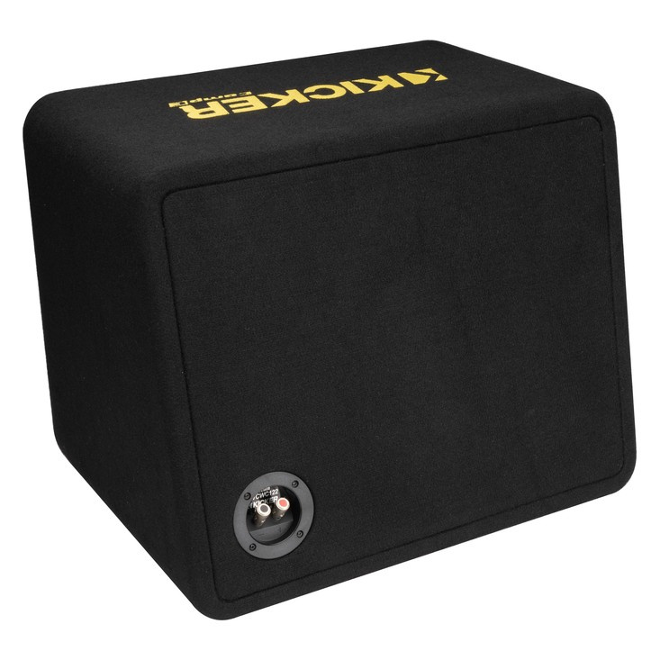 Kicker CompC VCWC124, portad 1x12 tums baslåda, 4 ohm