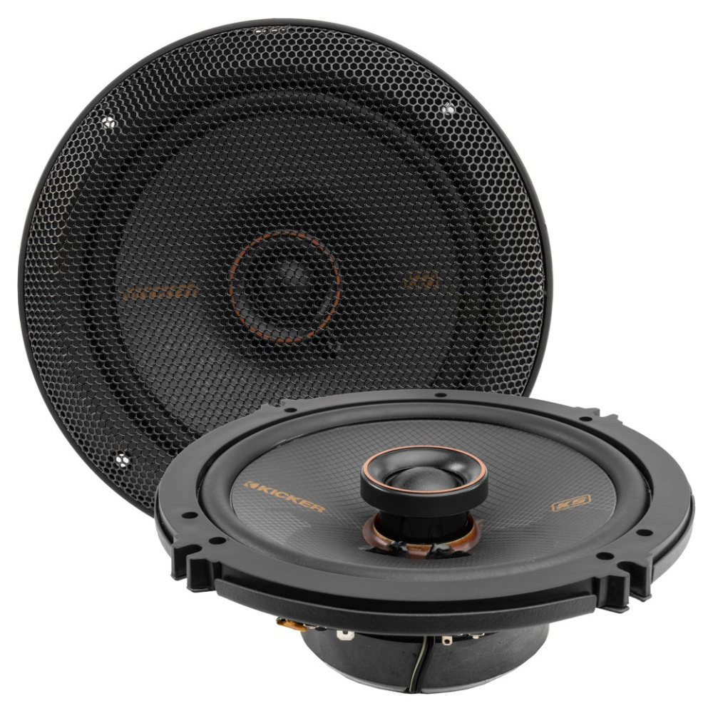Kicker KSC6504, 6.5 tums koaxialhögtalare, par