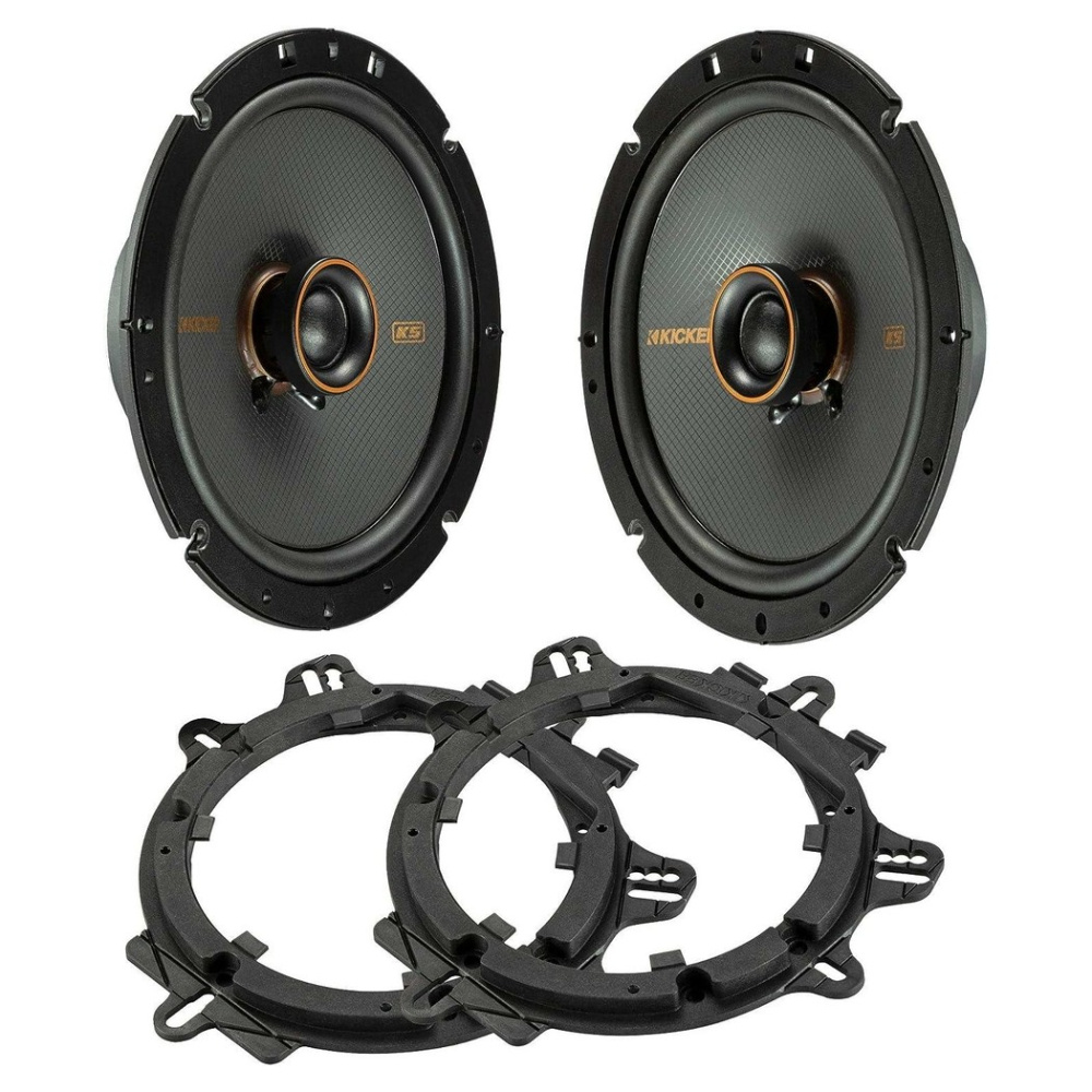 Kicker KSC6704, 6.75 tums koaxialhögtalare, par